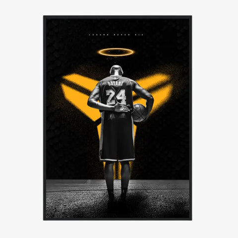 Affiche et Tableau Pop Art de Kobe Bryant 24 Légende Nerver Die