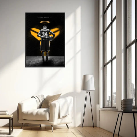 Affiche et Tableau Pop Art de Kobe Bryant 24 Légende Nerver Die