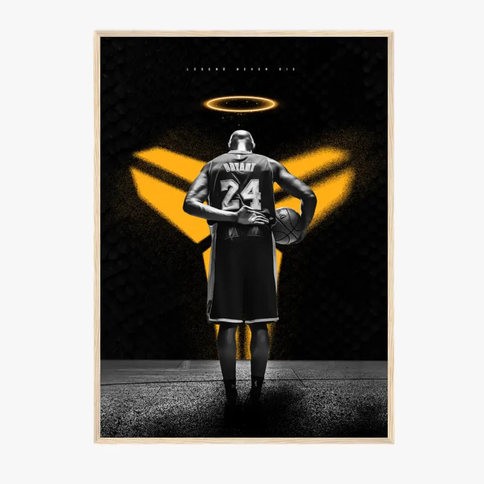 Affiche et Tableau Pop Art de Kobe Bryant 24 Légende Nerver Die