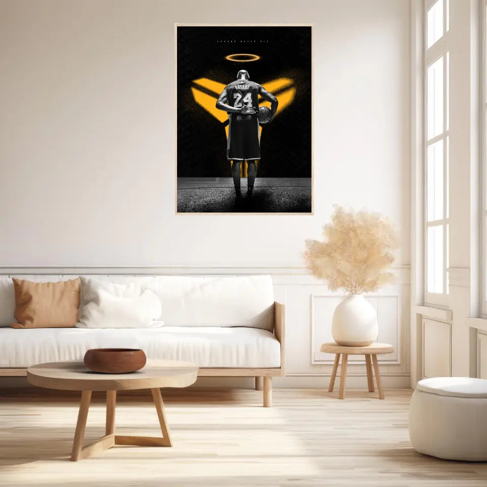 Affiche et Tableau Pop Art de Kobe Bryant 24 Légende Nerver Die