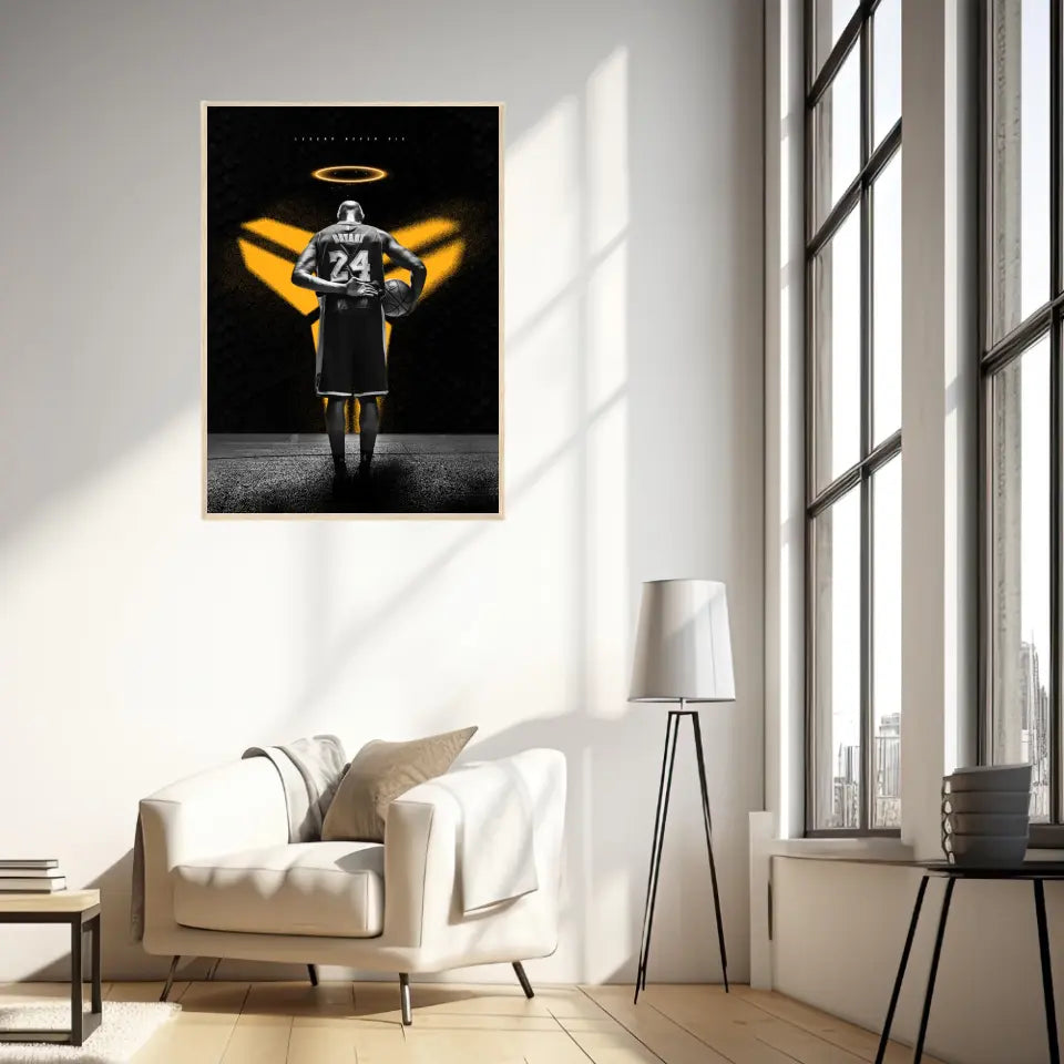 Affiche et Tableau Pop Art de Kobe Bryant 24 Légende Nerver Die
