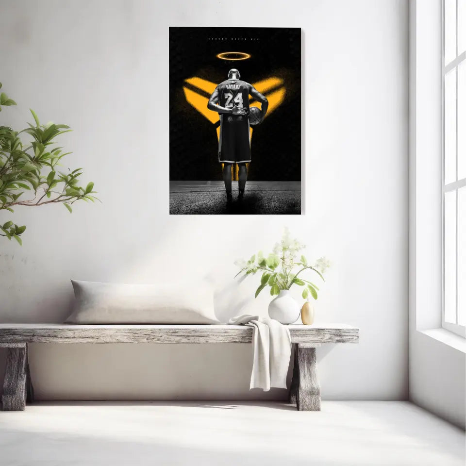 Affiche et Tableau Pop Art de Kobe Bryant 24 Légende Nerver Die