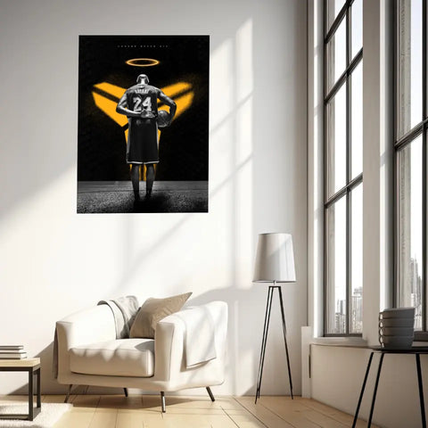 Affiche et Tableau Pop Art de Kobe Bryant 24 Légende Nerver Die