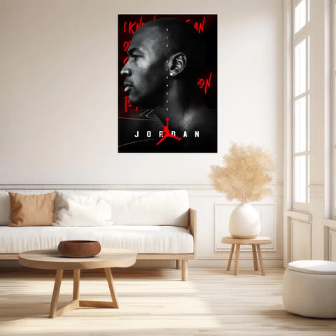 Affiche et Tableau Pop Art de Michael Jordan His Airness