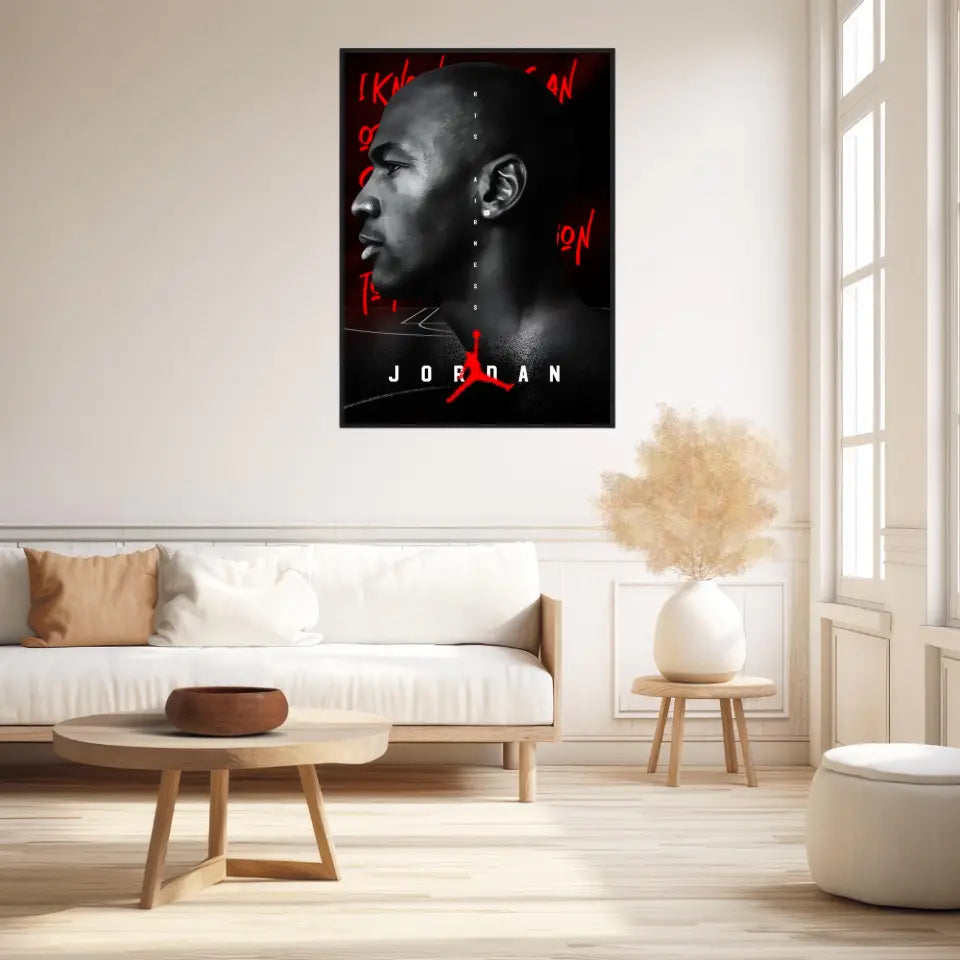 Affiche et Tableau Pop Art de Michael Jordan His Airness