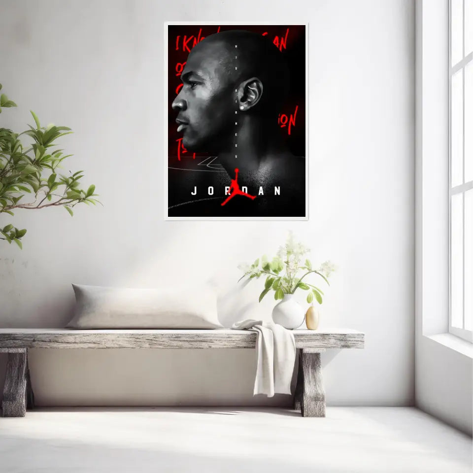 Affiche et Tableau Pop Art de Michael Jordan His Airness
