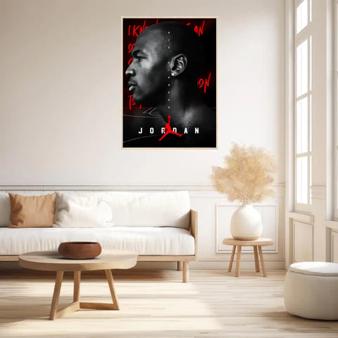 Affiche et Tableau Pop Art de Michael Jordan His Airness