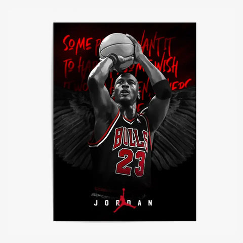 Affiche et Tableau Pop Art de Michael Jordan Chicago Bulls