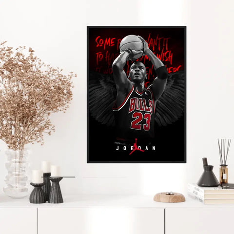 Affiche et Tableau Pop Art de Michael Jordan Chicago Bulls