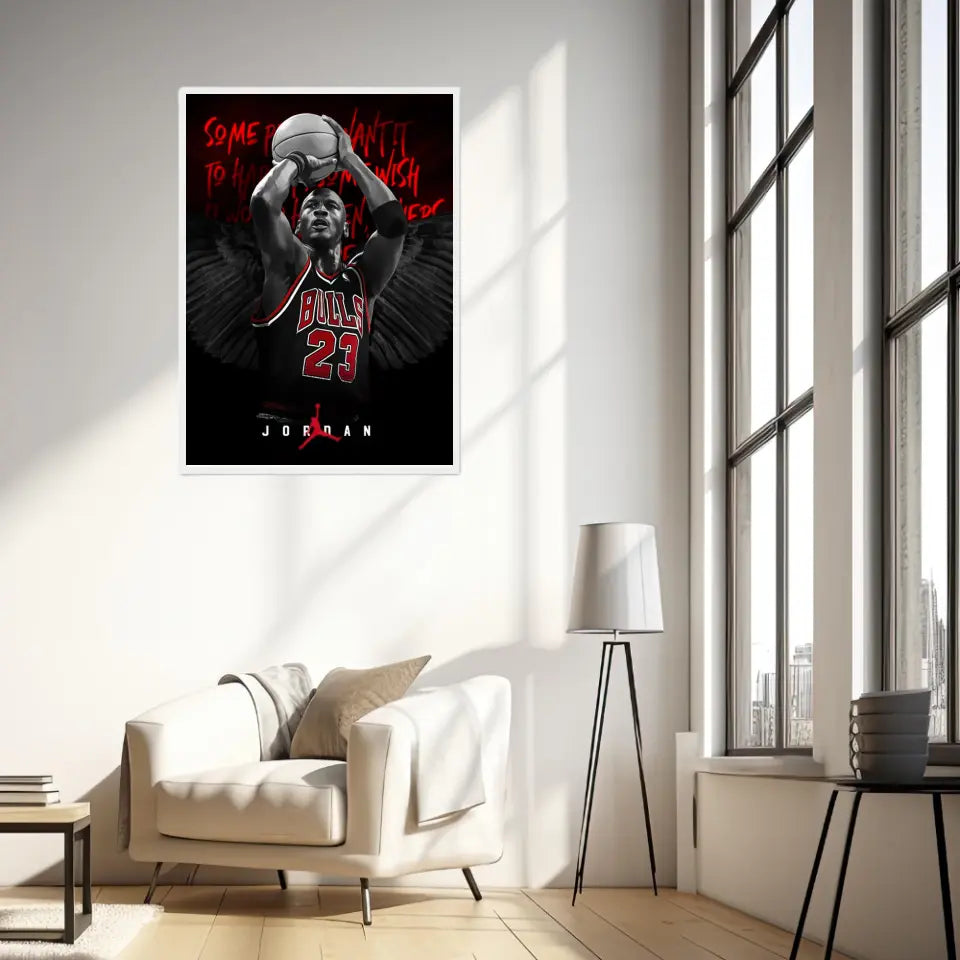 Affiche et Tableau Pop Art de Michael Jordan Chicago Bulls