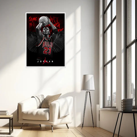Affiche et Tableau Pop Art de Michael Jordan Chicago Bulls