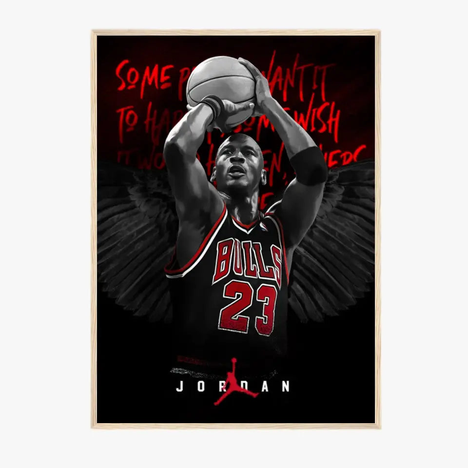 Affiche et Tableau Pop Art de Michael Jordan Chicago Bulls