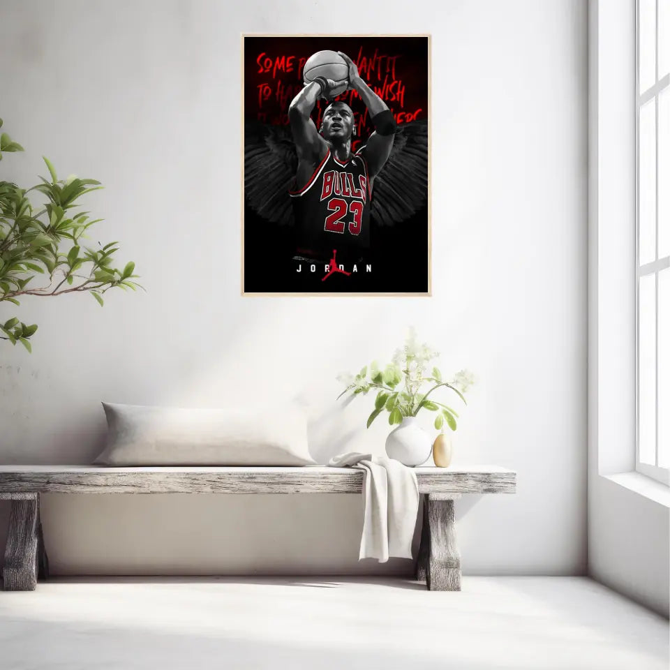 Affiche et Tableau Pop Art de Michael Jordan Chicago Bulls
