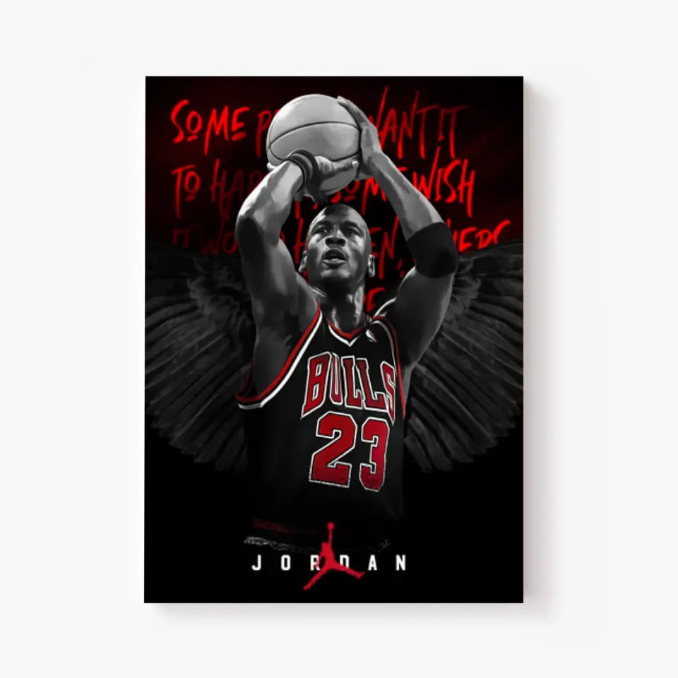 Affiche et Tableau Pop Art de Michael Jordan Chicago Bulls