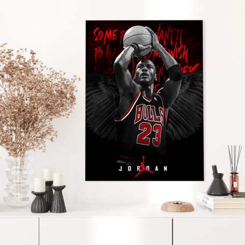 Affiche et Tableau Pop Art de Michael Jordan Chicago Bulls