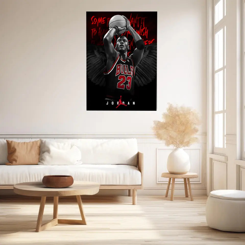 Affiche et Tableau Pop Art de Michael Jordan Chicago Bulls