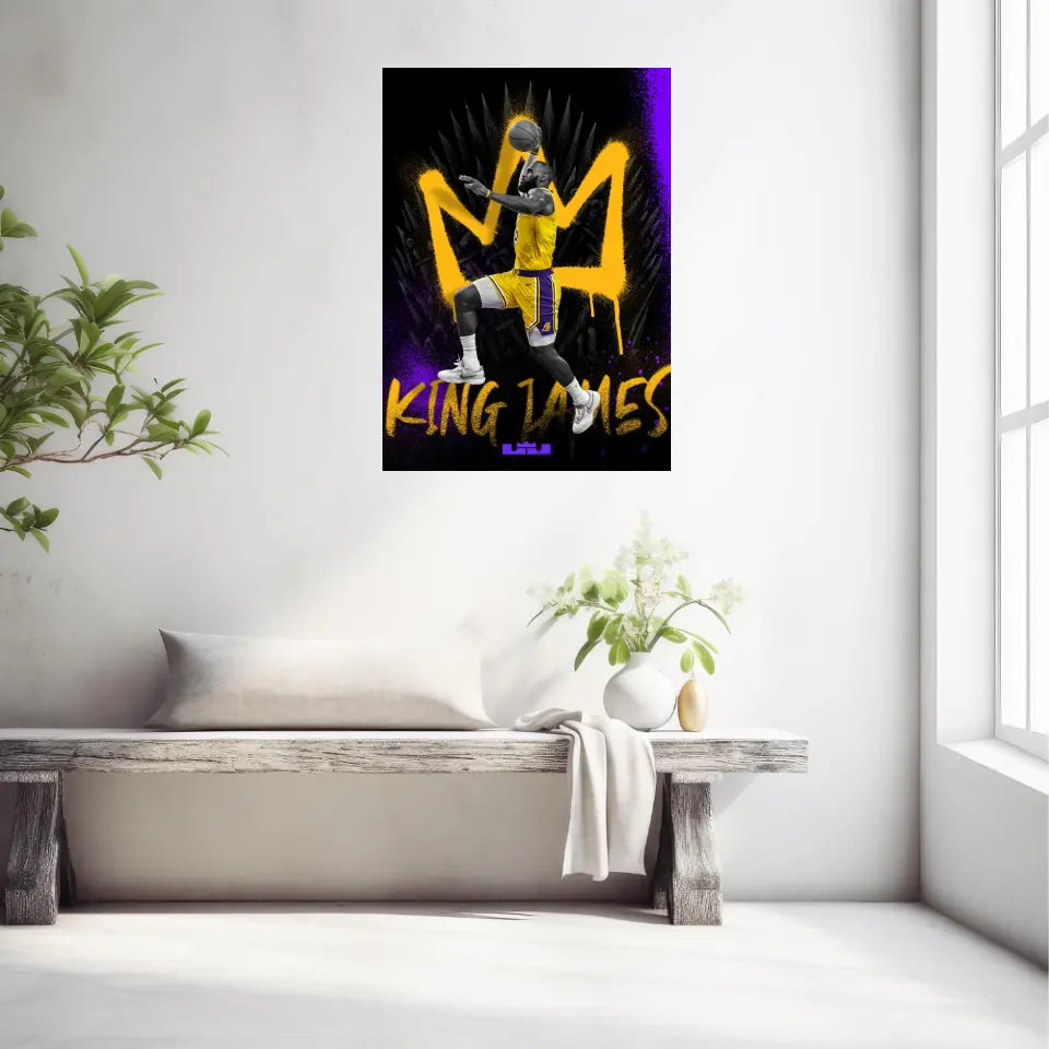 Affiche et Tableau Pop Art de Lebron King James