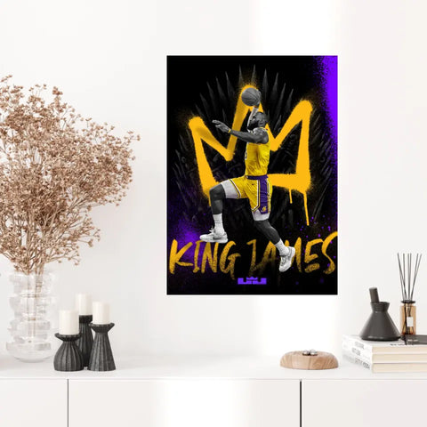 Affiche et Tableau Pop Art de Lebron King James