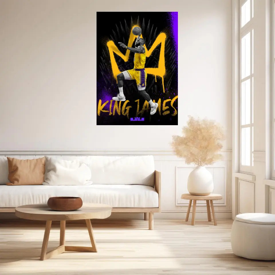 Affiche et Tableau Pop Art de Lebron King James