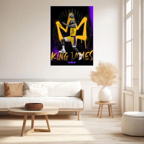 Affiche et Tableau Pop Art de Lebron King James