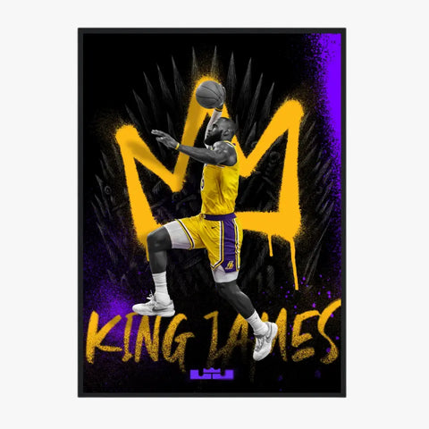 Affiche et Tableau Pop Art de Lebron King James