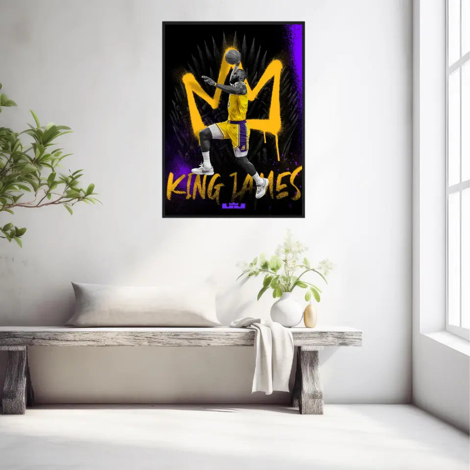 Affiche et Tableau Pop Art de Lebron King James