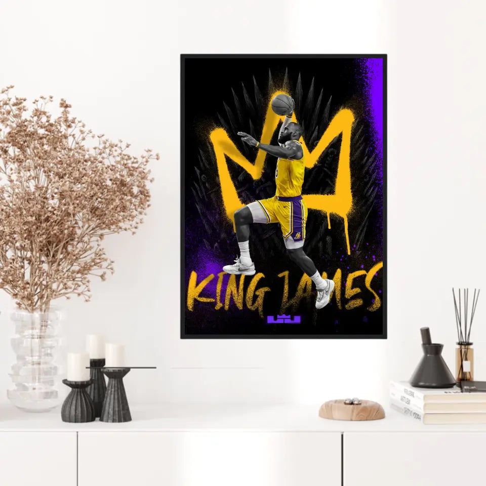 Affiche et Tableau Pop Art de Lebron King James