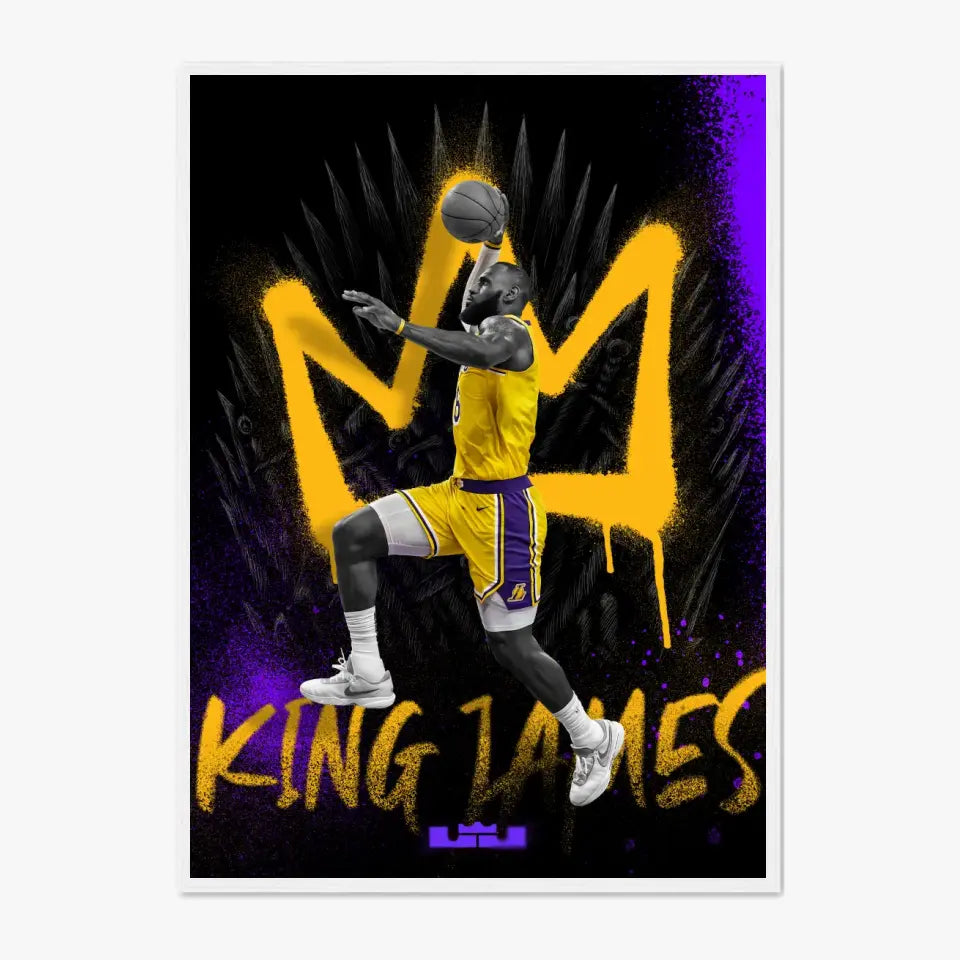 Affiche et Tableau Pop Art de Lebron King James