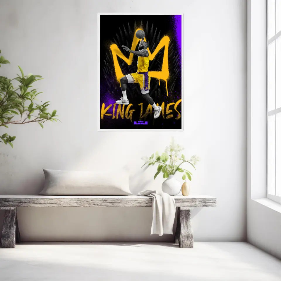 Affiche et Tableau Pop Art de Lebron King James