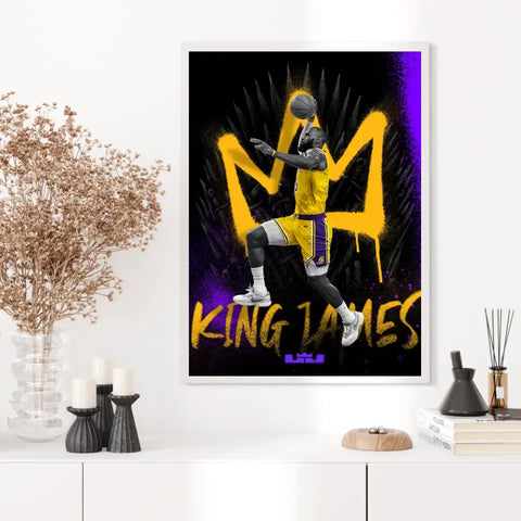 Affiche et Tableau Pop Art de Lebron King James