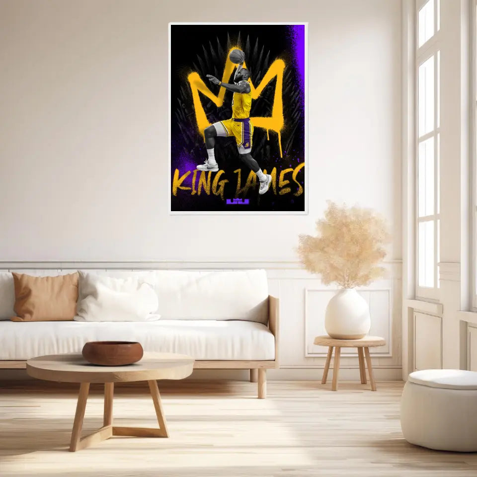 Affiche et Tableau Pop Art de Lebron King James