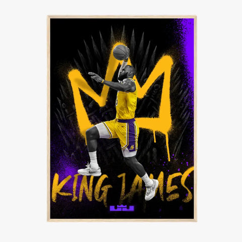 Affiche et Tableau Pop Art de Lebron King James