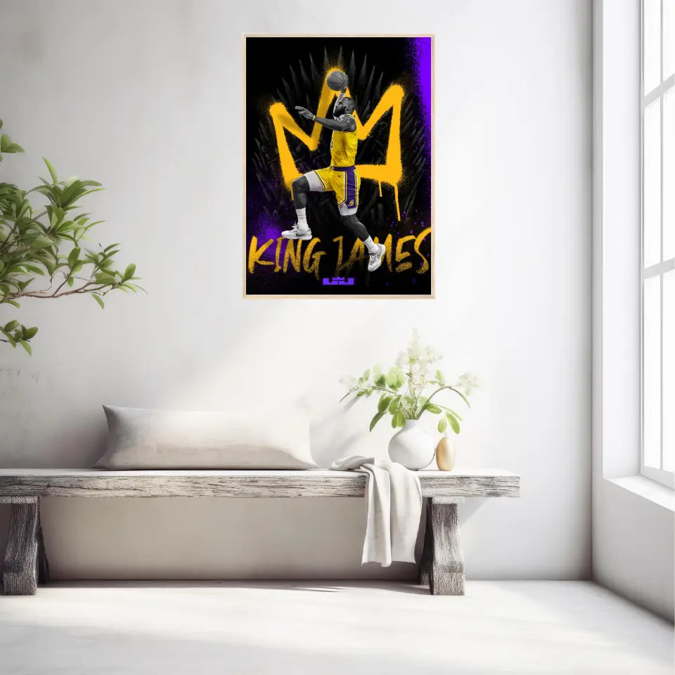 Affiche et Tableau Pop Art de Lebron King James