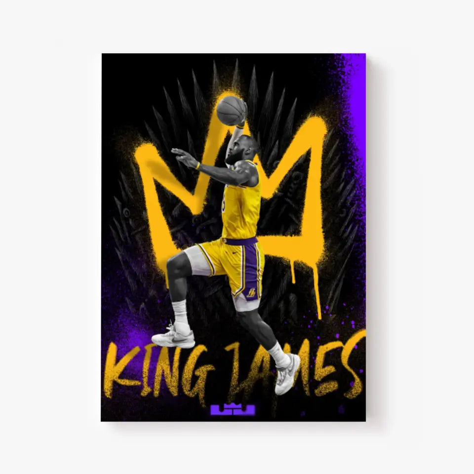 Affiche et Tableau Pop Art de Lebron King James