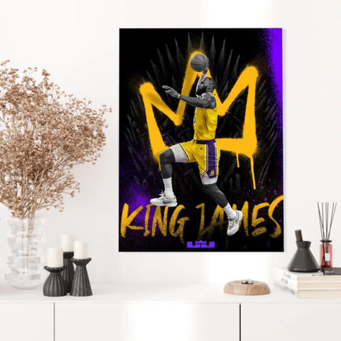 Affiche et Tableau Pop Art de Lebron King James