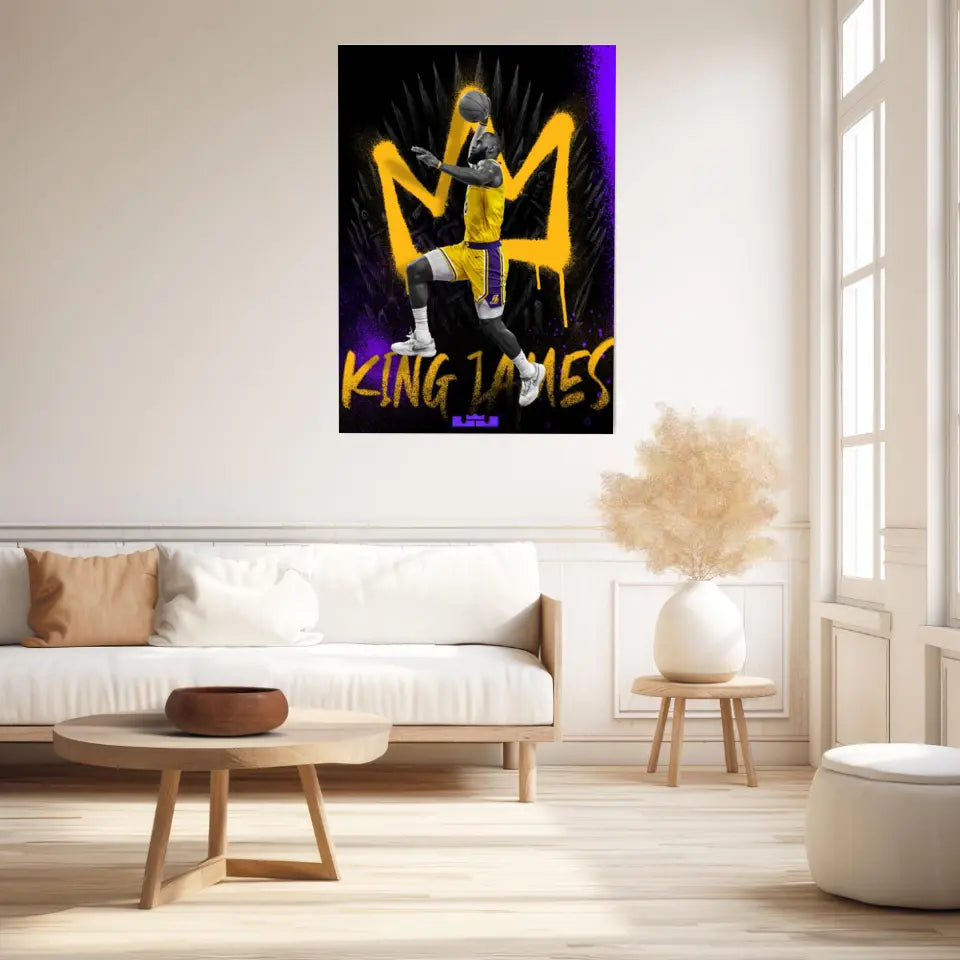 Affiche et Tableau Pop Art de Lebron King James