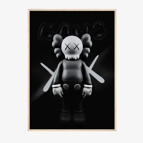 Affiche et Tableau Pop Art de Kaws Black and White