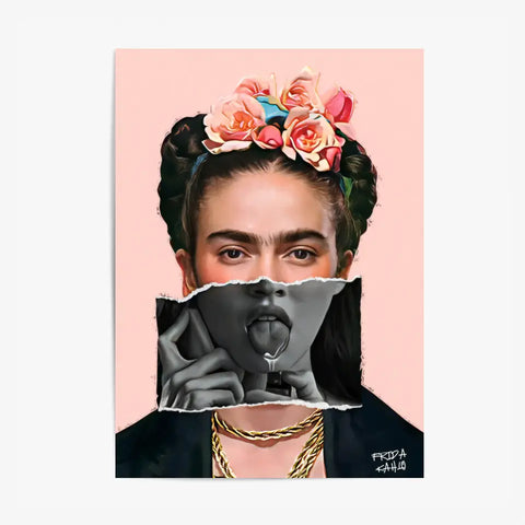 Affiche et Tableau Pop Art de Frida Kahlo
