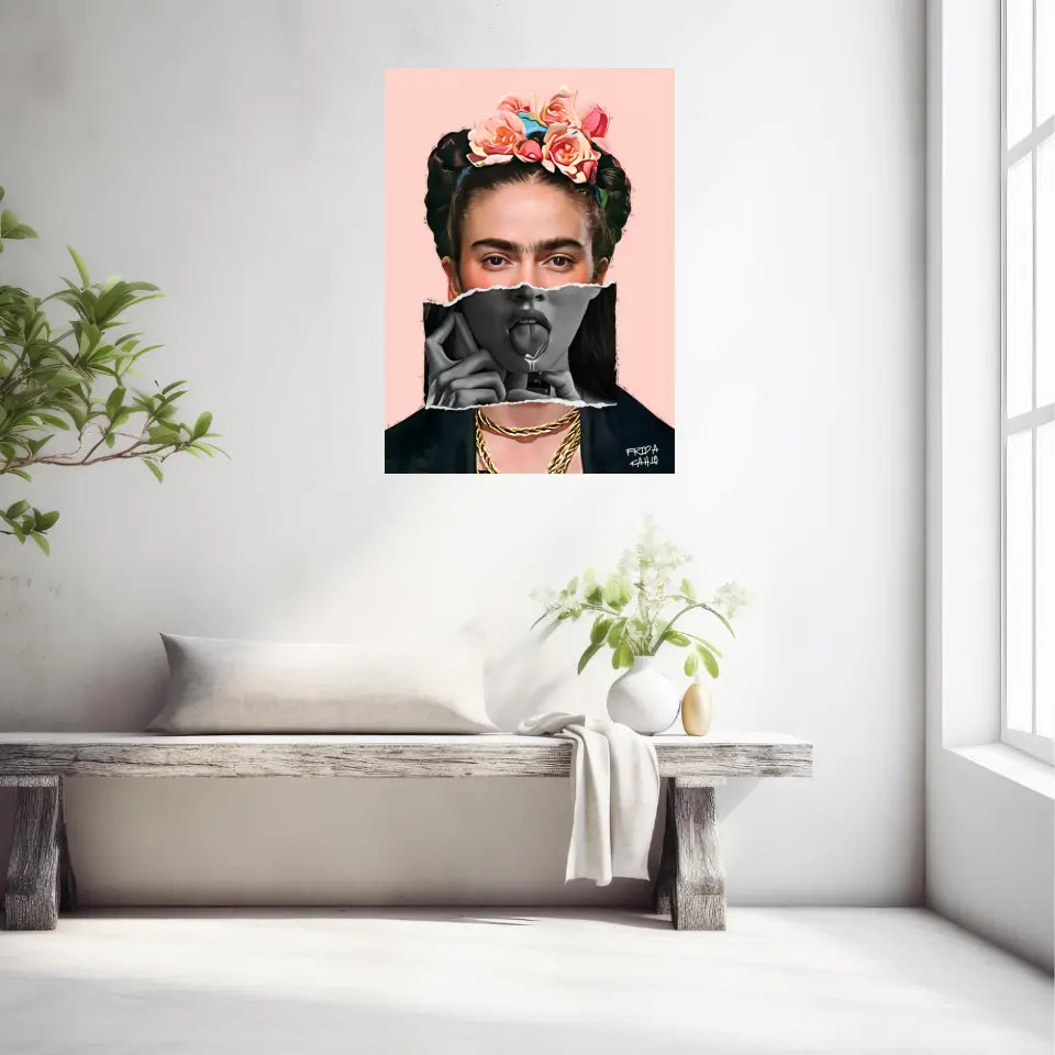 Affiche et Tableau Pop Art de Frida Kahlo