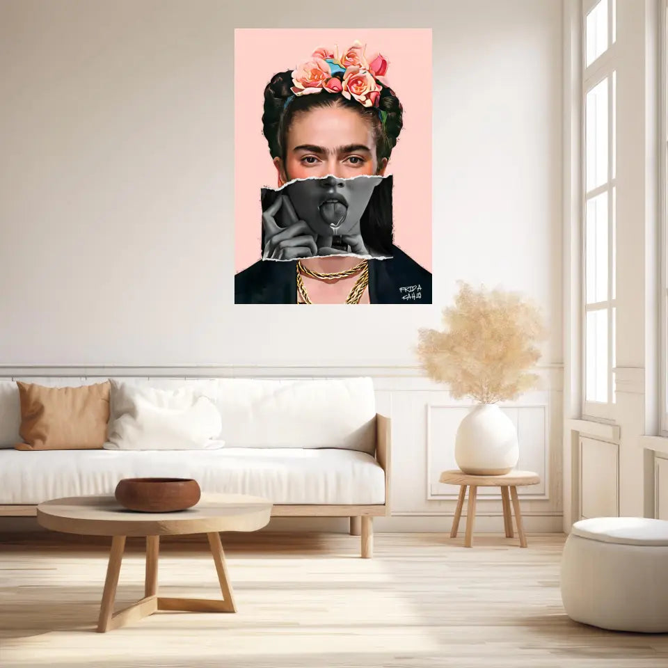 Affiche et Tableau Pop Art de Frida Kahlo