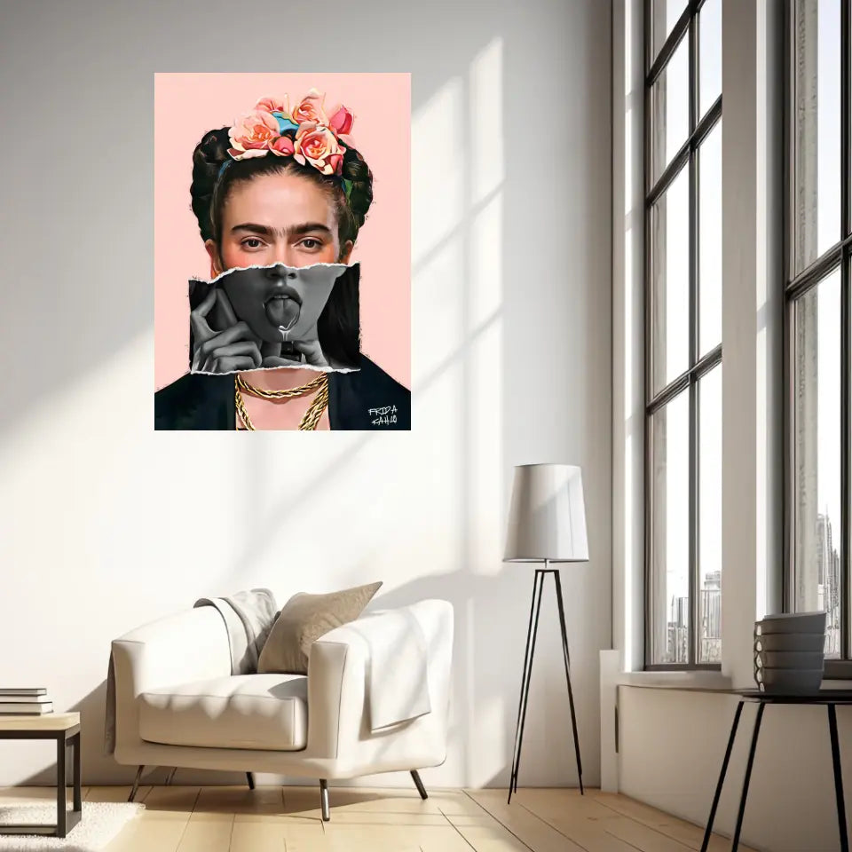Affiche et Tableau Pop Art de Frida Kahlo