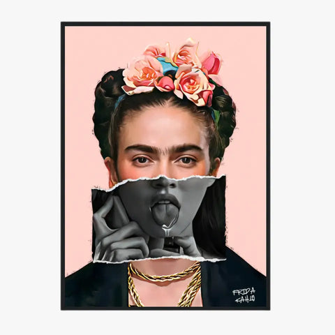 Affiche et Tableau Pop Art de Frida Kahlo