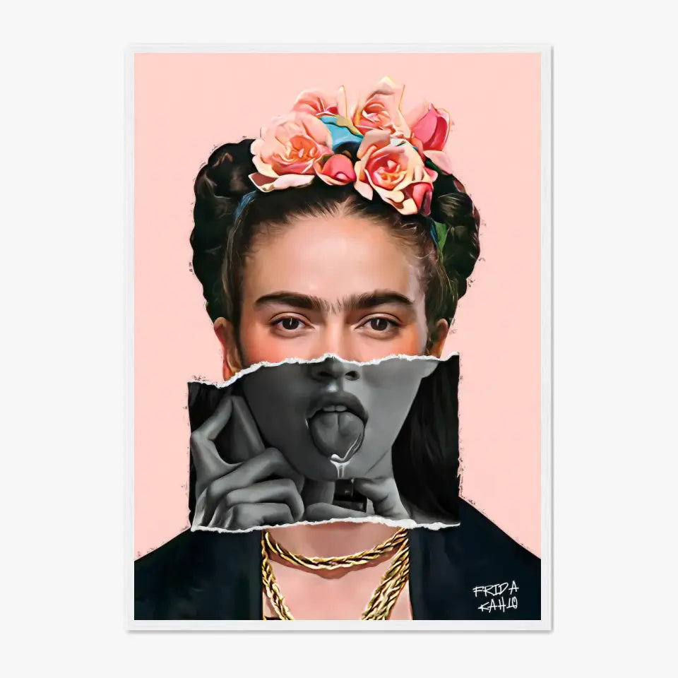 Affiche et Tableau Pop Art de Frida Kahlo