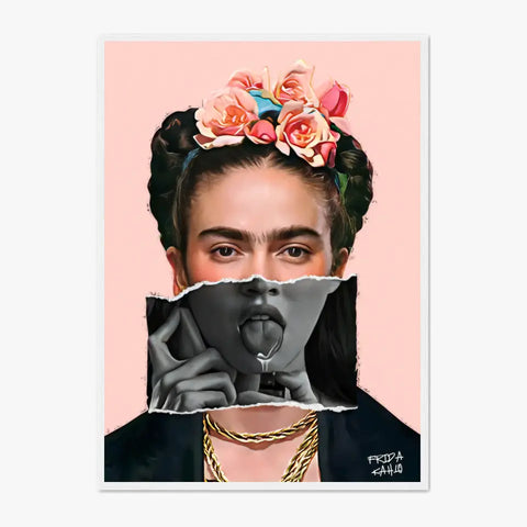 Affiche et Tableau Pop Art de Frida Kahlo