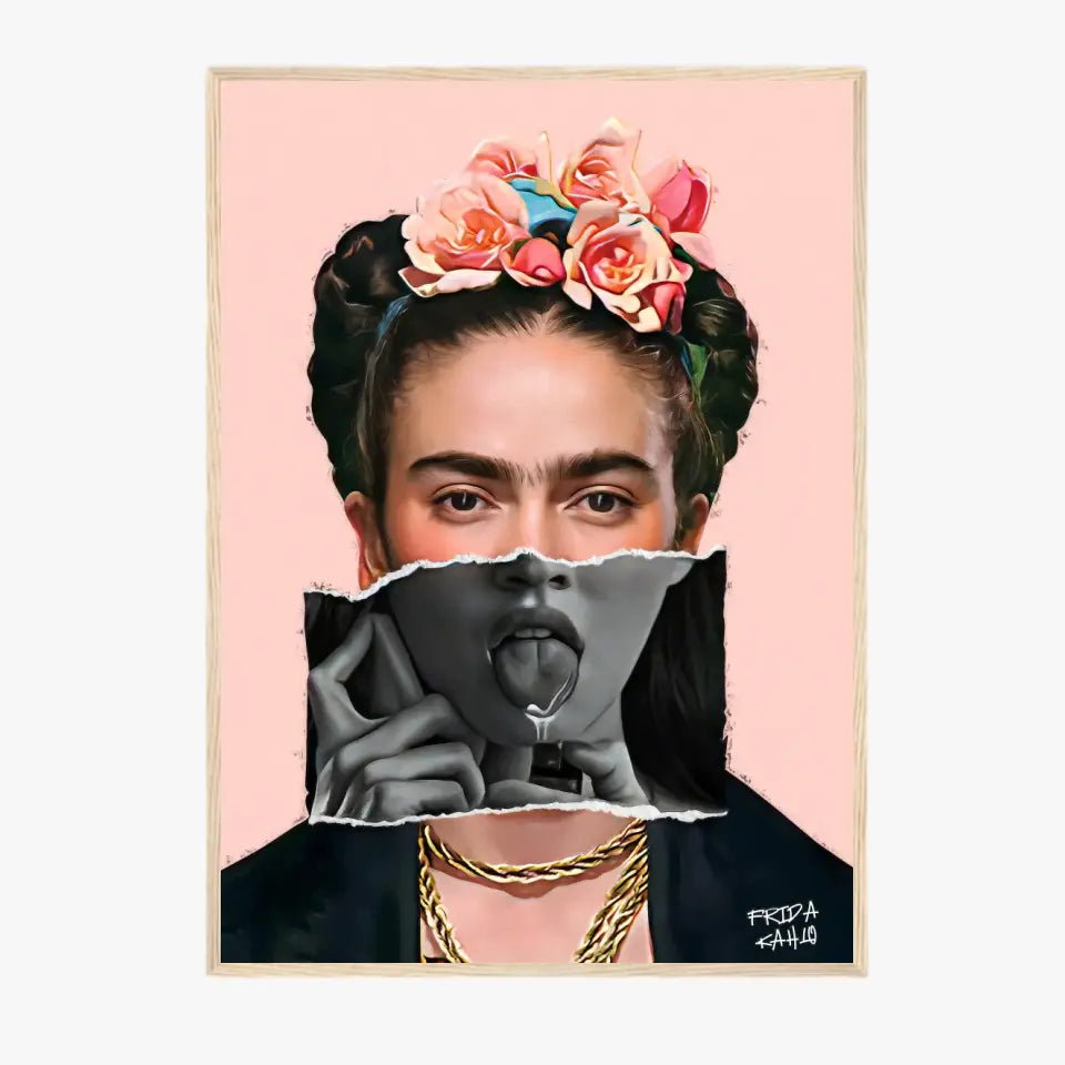 Affiche et Tableau Pop Art de Frida Kahlo