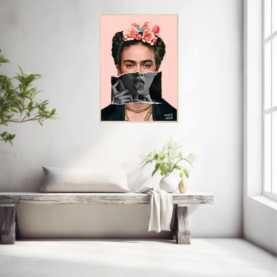 Affiche et Tableau Pop Art de Frida Kahlo
