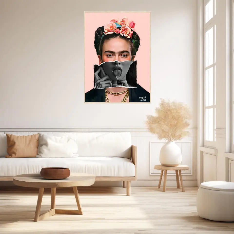 Affiche et Tableau Pop Art de Frida Kahlo