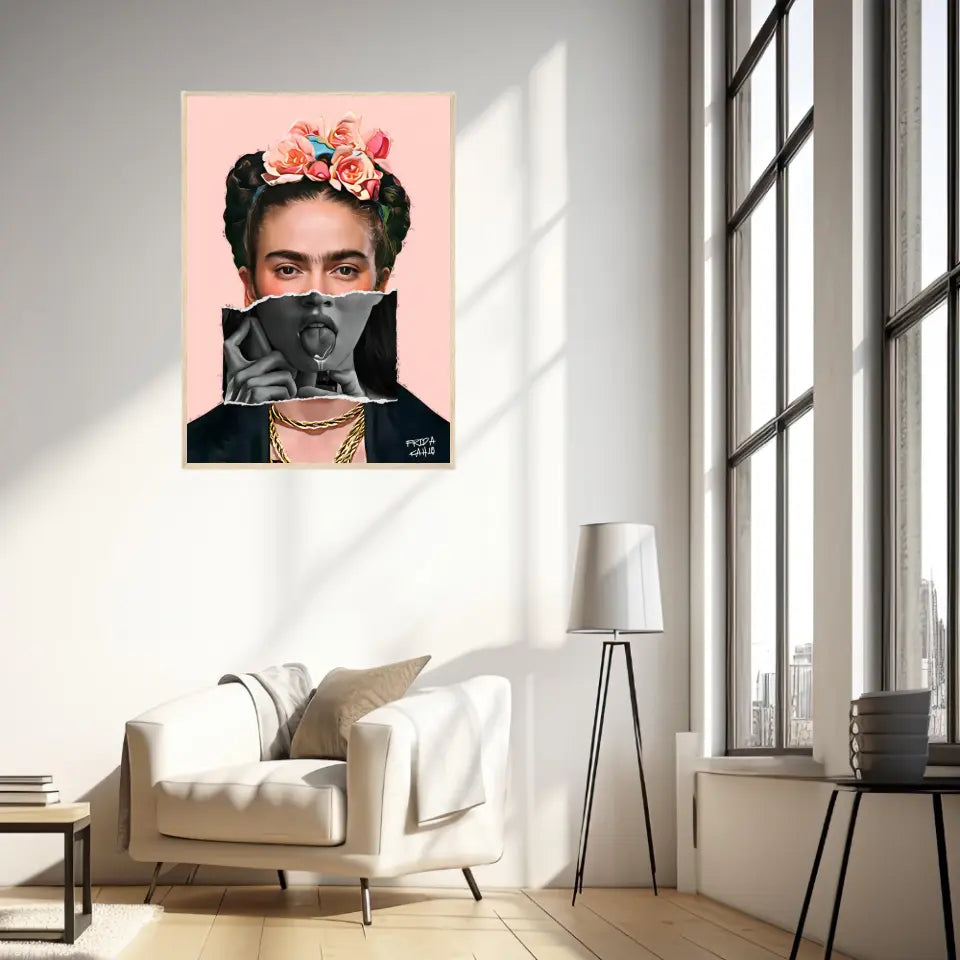Affiche et Tableau Pop Art de Frida Kahlo