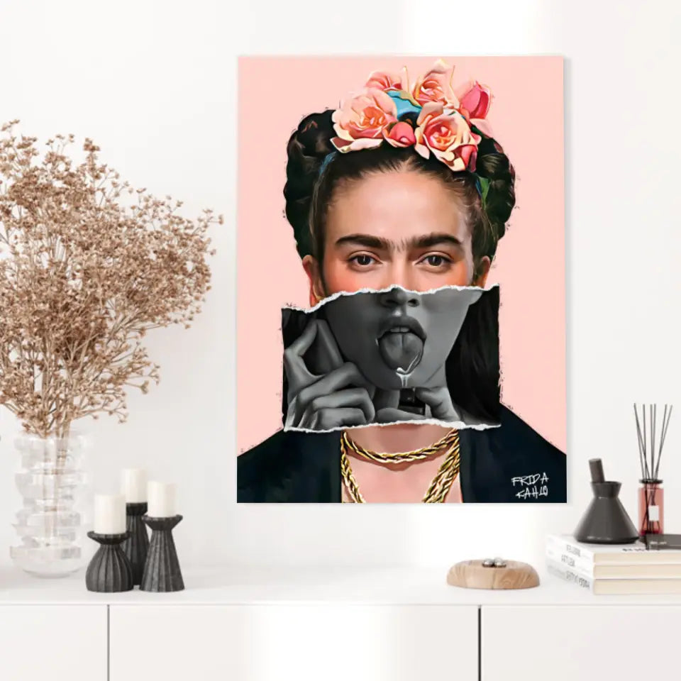 Affiche et Tableau Pop Art de Frida Kahlo