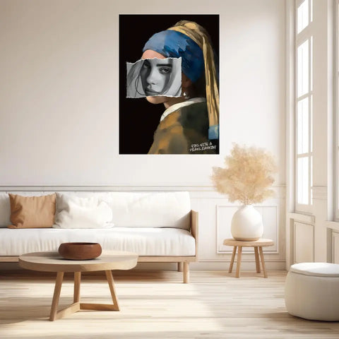 Affiche et Tableau Pop Art Girl with a Pearl Earring
